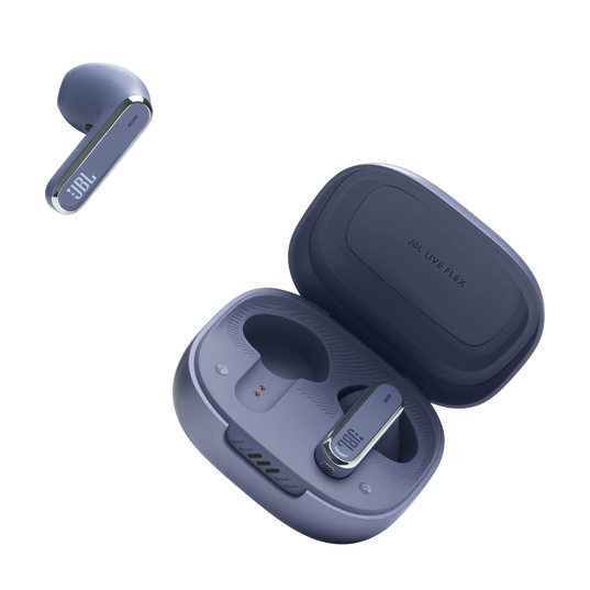 JBL Live Flex - Blue - True wireless Noise Cancelling earbuds - Detailshot 5
